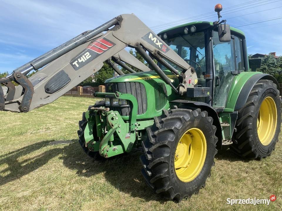 JOHN DEERE 6320 PREMIUM  ładowacz MX T412 TUZ MX Biała