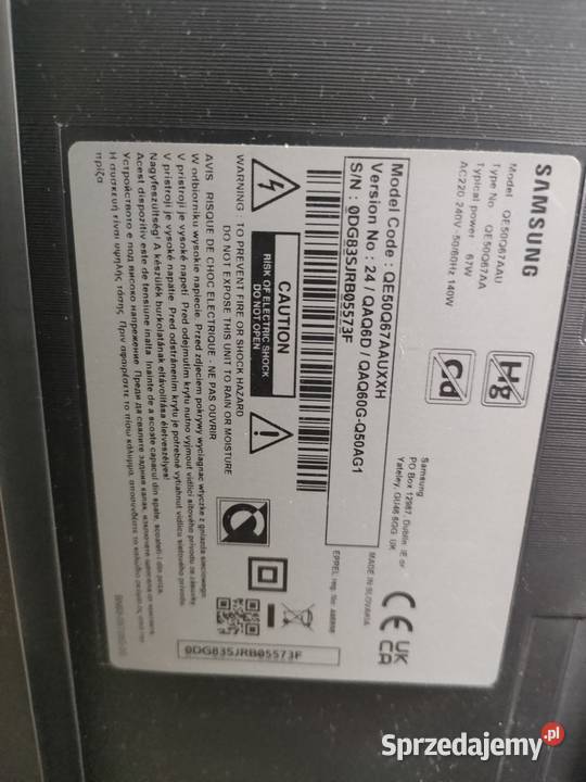 TV Samsung Qled 50 sprzedam