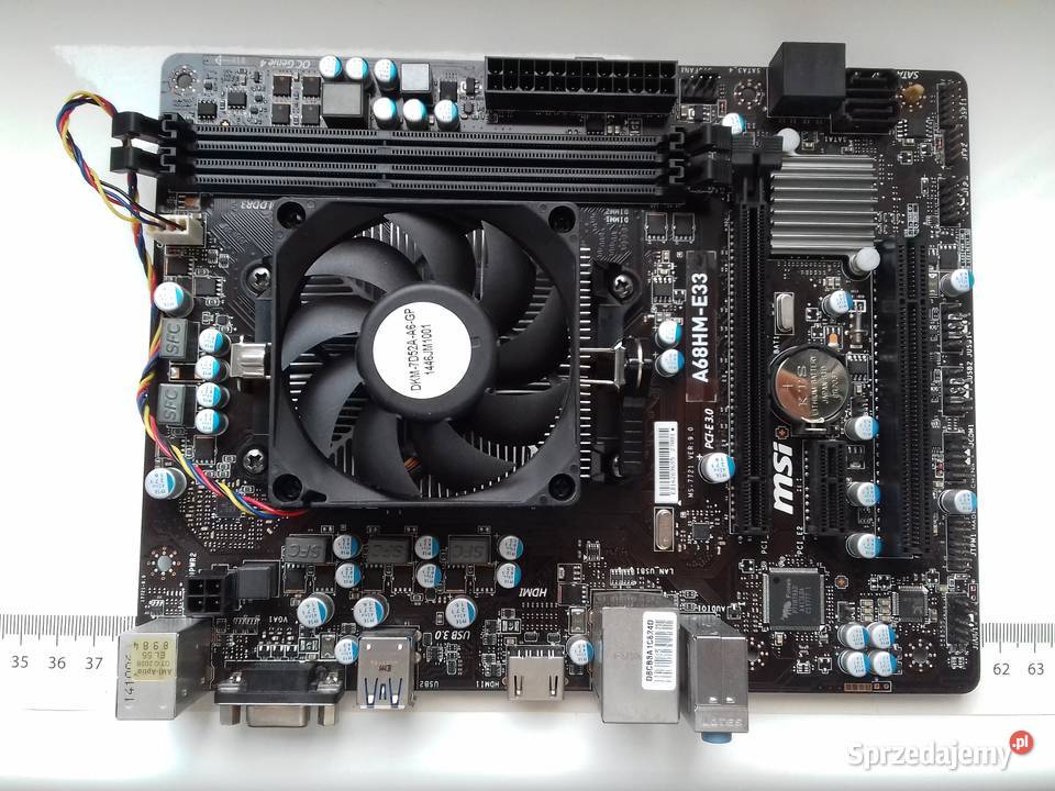 MSI A68HME33 AMD A46300 Sprawne FM2 DDR3 HDMI Bydgoszcz