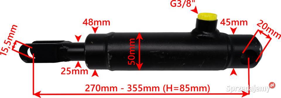 Siłownik Hamulcowy Hydrauliczny Skok 85 Sprężyna Solec Kujawski