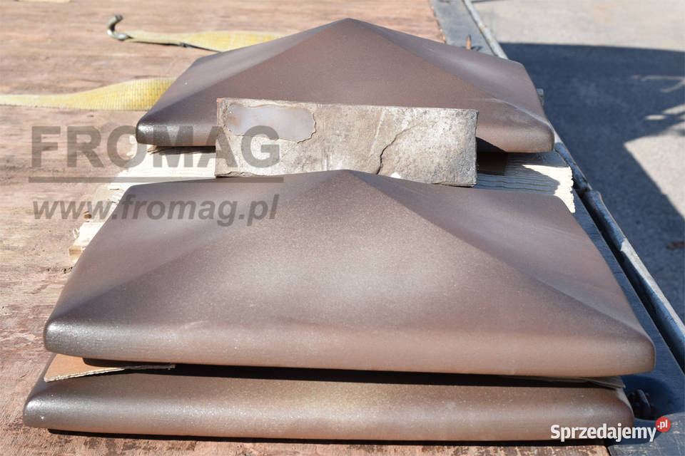 Daszek ceramiczny na słupek 38x38 klinkier Ogrodzenia i bramy Wrocław sprzedam