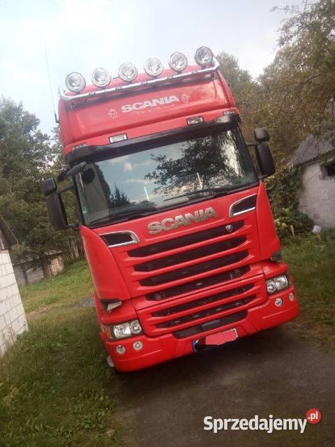 Scania r580 v8 z dźwigiem Loglift F 115 Z do Ruda-Huta