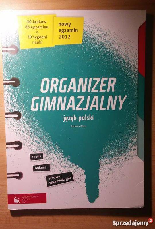 Organizer Gimnazjalny język polski Wydawnictwo gimnazjum Kraków