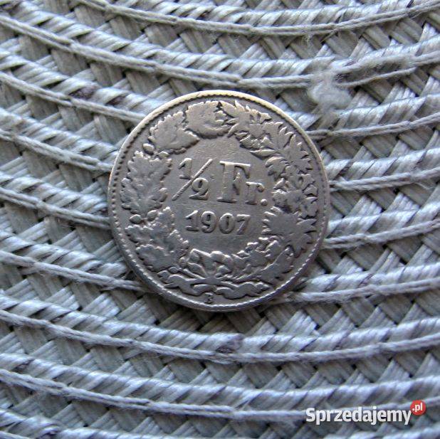 Szwajcaria 12 Franka 1907r SREBRO Kalisz sprzedam