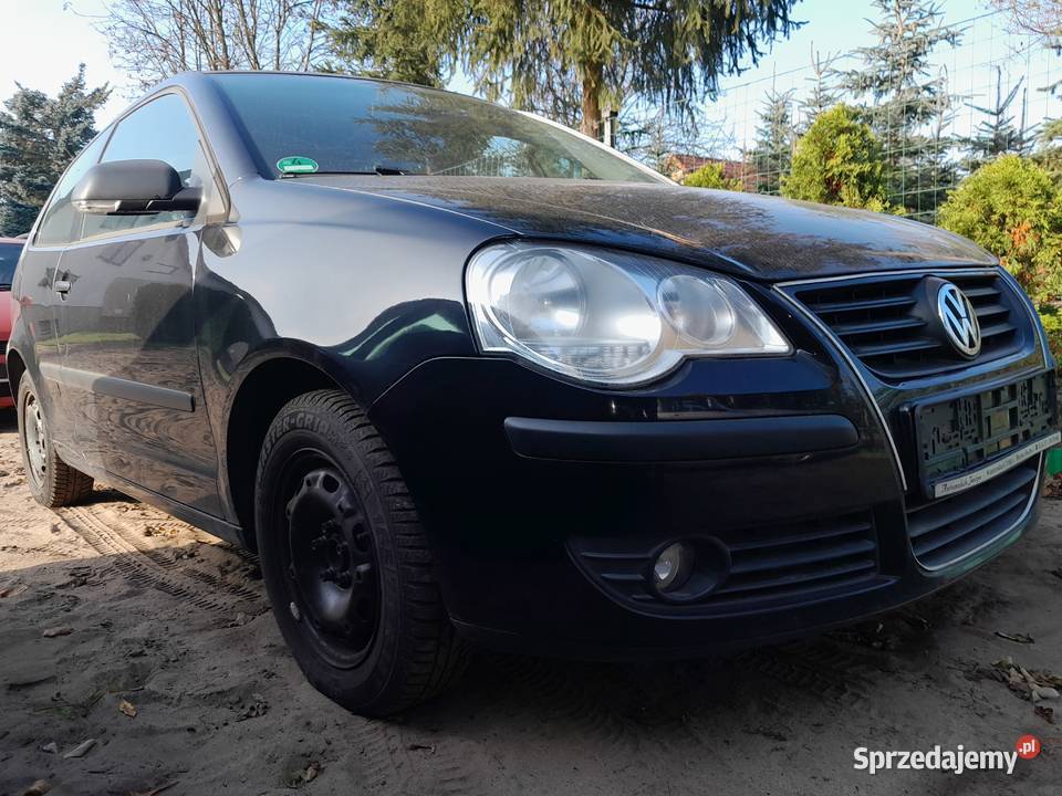 VW Polo 1.2 benzyna 2005r. Lift klima 163tys.km czarna z de