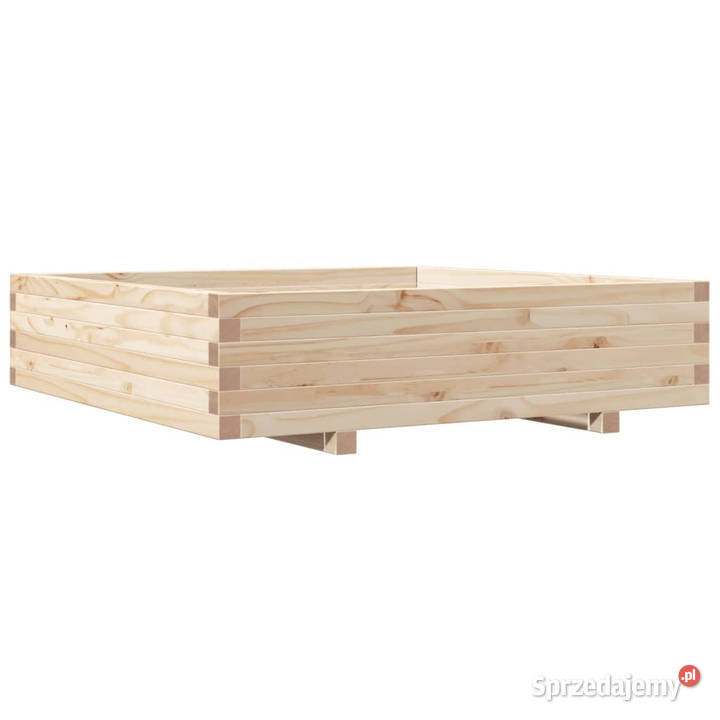 Donica ogrodowa 100x100x265 lite drewno sosnowe Ogród