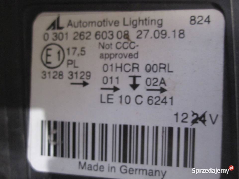 ASTRA J lampa lewa przód 030126260308 ANGLIK Kielce sprzedam