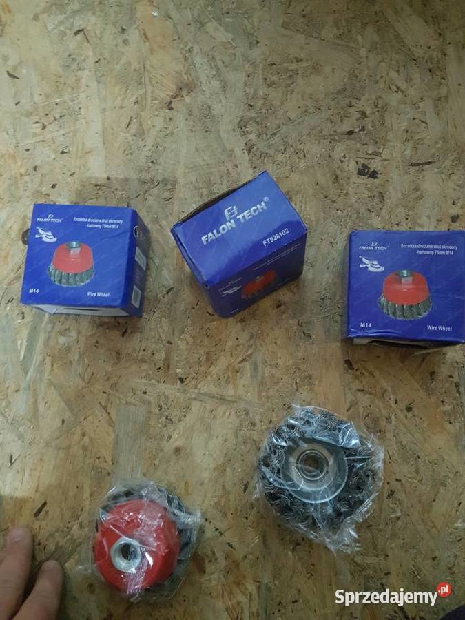 SZCZOTKA CZOŁOWA DRUCIANA DRUT SKRĘCANY FALON