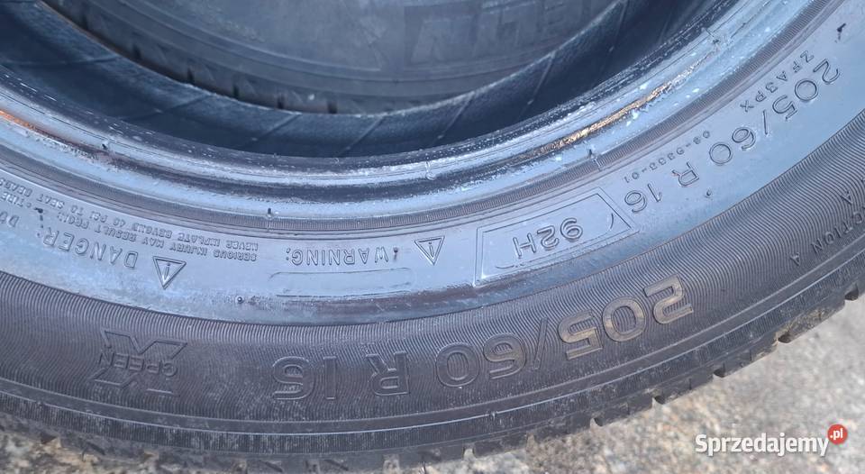 4 opony letnie 205x60x16 Michelin TA kujawsko-pomorskie Bydgoszcz