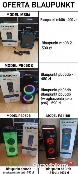Głośniki imprezowe Poweraudio Blaupunkt MB06 śląskie