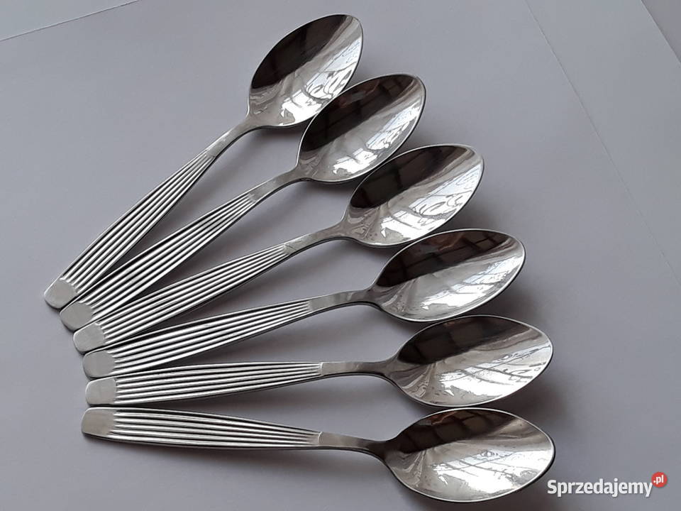 Łyżeczki do herbaty 2 PASECZKI PASKI Gerlach PRL śląskie