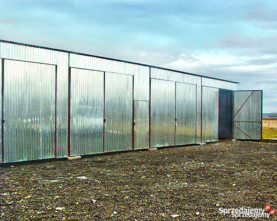 Garaż Blaszany 8x65m Garaże Blaszane Wiaty Hale Rybnik