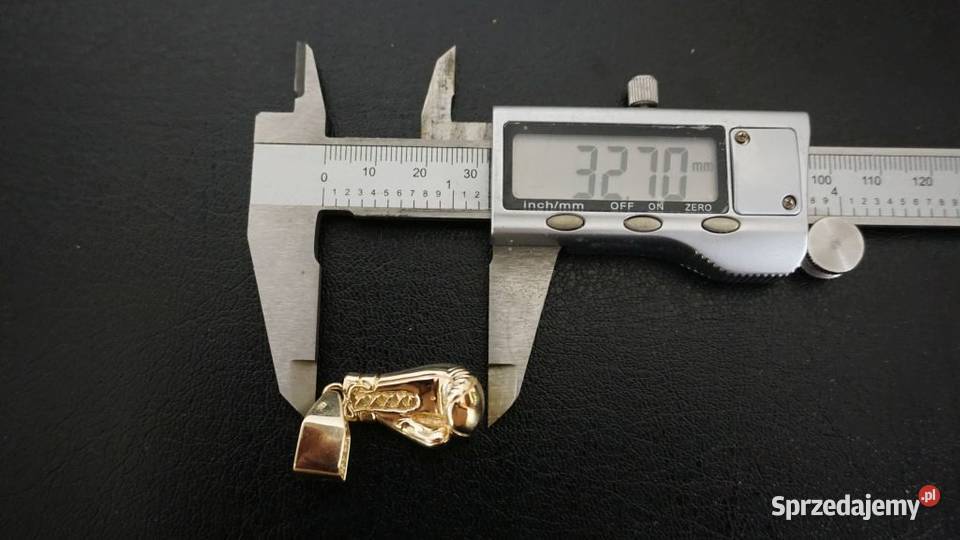 ZŁOTY WISIOREK ZAWIESZKA RĘKAWICA 18G mazowieckie Warszawa