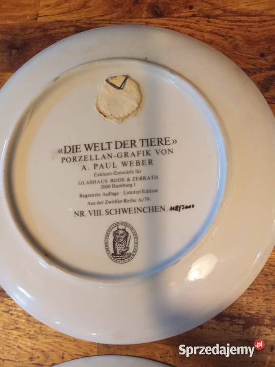 Kolekcjonerskie talerze zachodniopomorskie Prusim sprzedam
