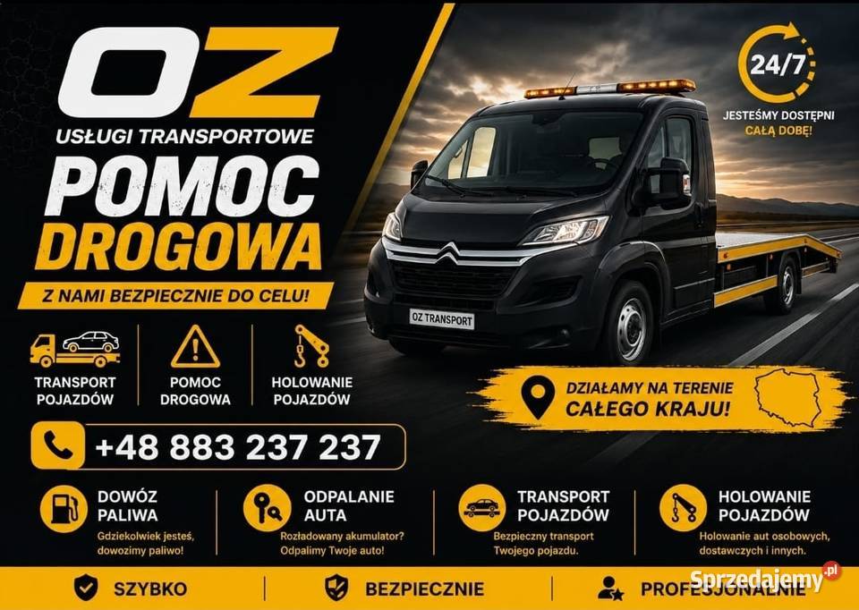 Autolaweta Pomoc Drogowa Tani Transport aut Starogard Gdański
