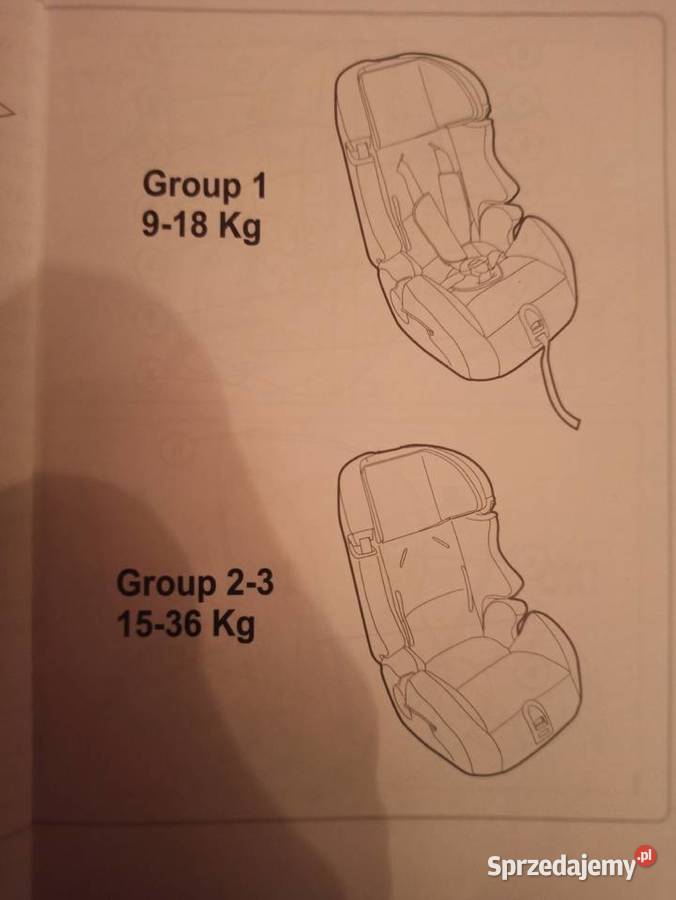 Foteliki Kiwy Isofix 1536 Ocean 6-36kg małopolskie