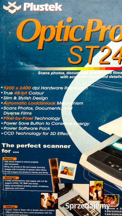 Skaner Plustek Optic Pro ST24 Olsztyn