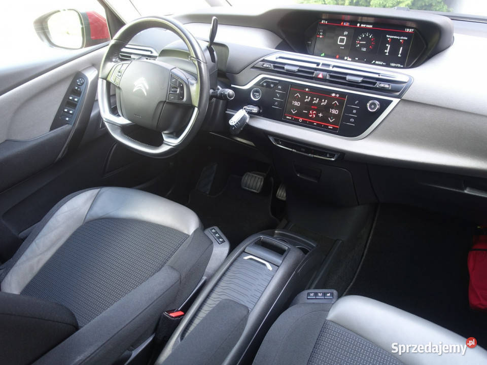 Citroen C4 Picasso 12i Navi Alu Ledy Klimatronik łopatki zmiany biegów śląskie Częstochowa