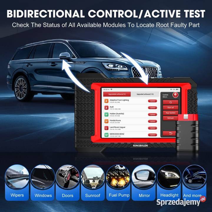 Kingbolen K7 Dożywotnia bezpłatna aktualizacja śląskie