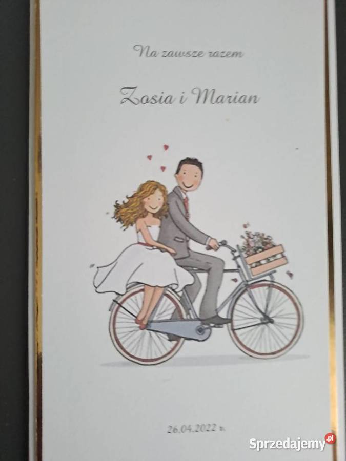 Kartka w kopercie z okazji ślubu