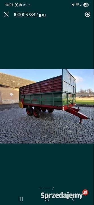 Rozrzutnik 6 ton tandem opolskie Kobylno