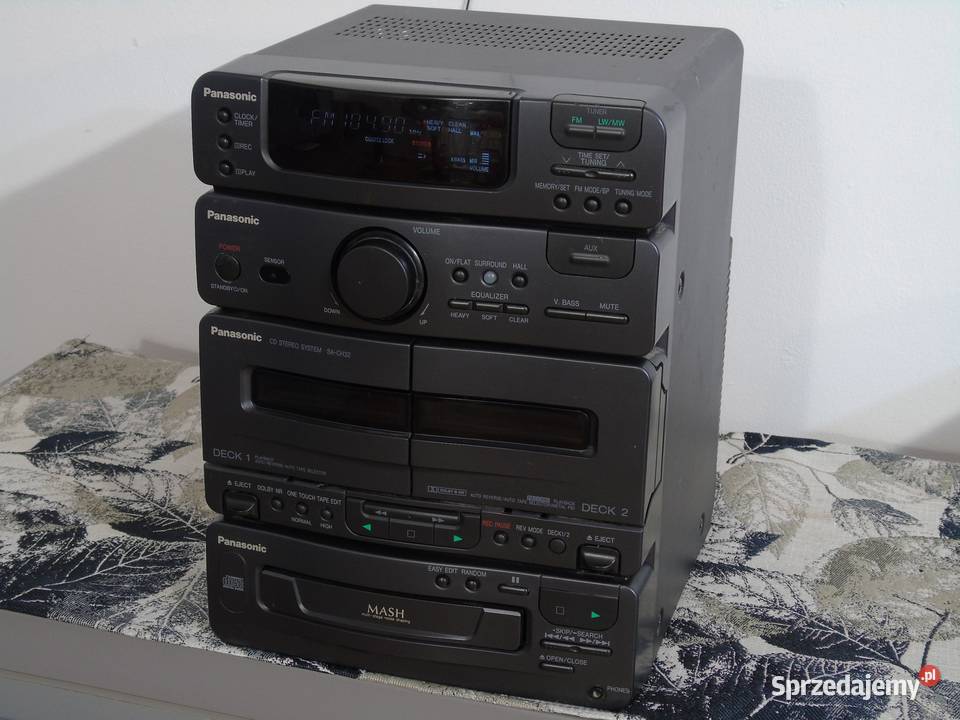 Wieża Panasonic radio AUX mocna DOSTAWA Jasło