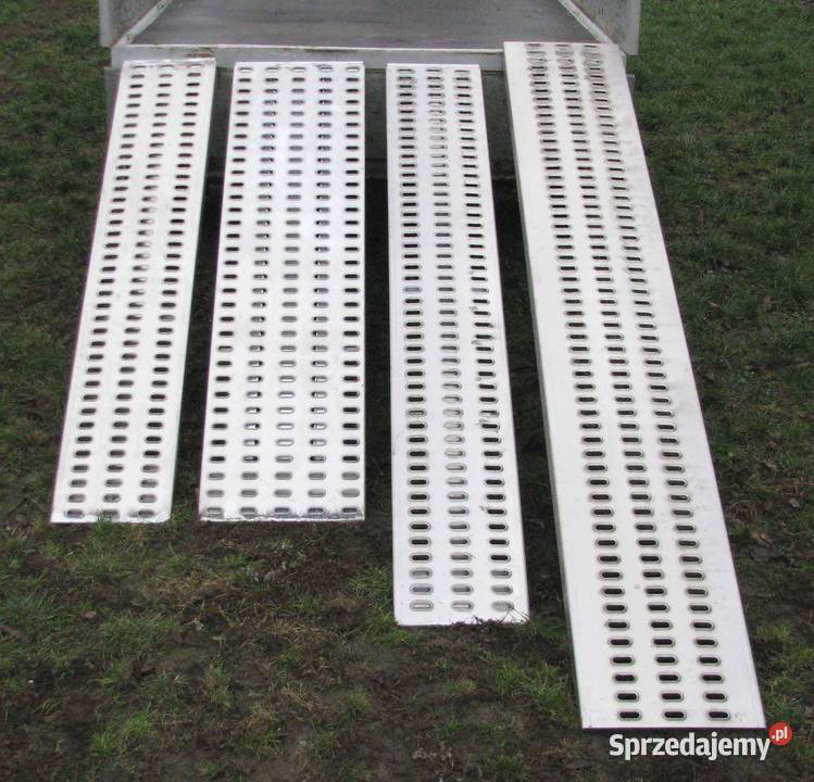 Najazdy aluminiowe 1x wzm 2000x420x90mm Podjazdy