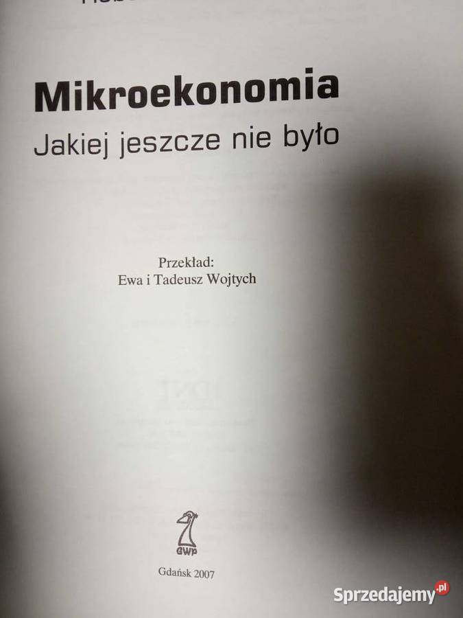 Mikroekonomia jakiej jeszcze nie było Warszawa