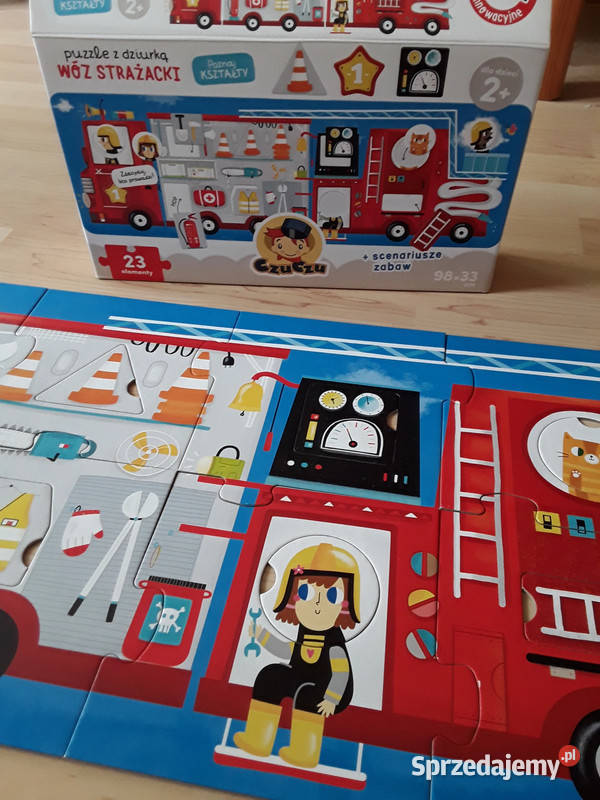 Puzzle dzieci 2 Wóz strażacki 23 elementy Wiek od 2 Warszawa