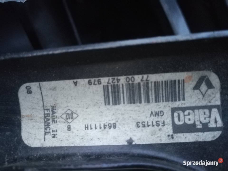 wentylator chłodnicy Renault Megane Scenic 19 dolnośląskie Siechnice sprzedam
