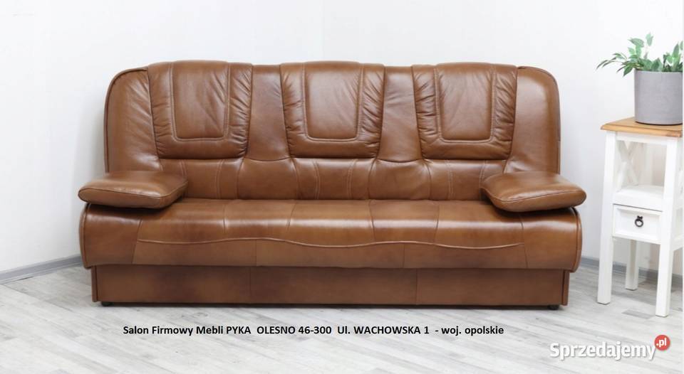 Komplet Wypoczynkowy FINKA Skóra Naturalna Kolor Olesno