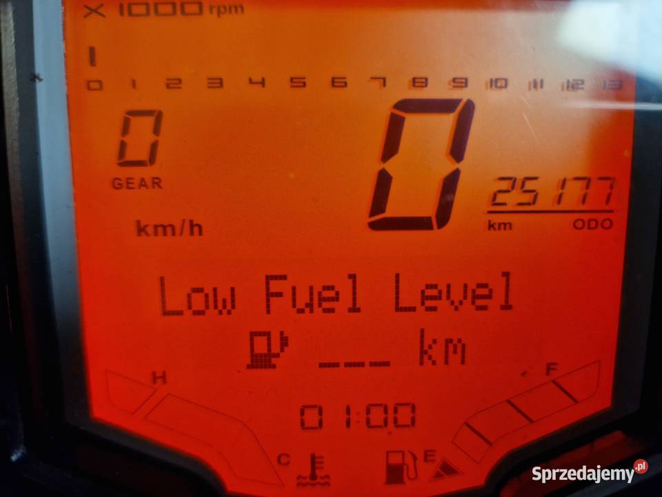 KTM DUKE 125 ABS przebieg 25177 2013r