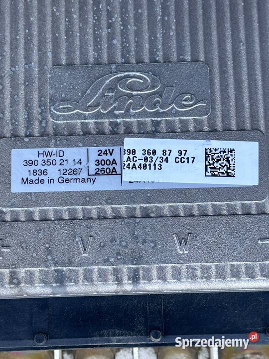 Linde LAC03 34 CC17 3903608797 Sterownik 24V Układ elektryczny i zapłon Antonie