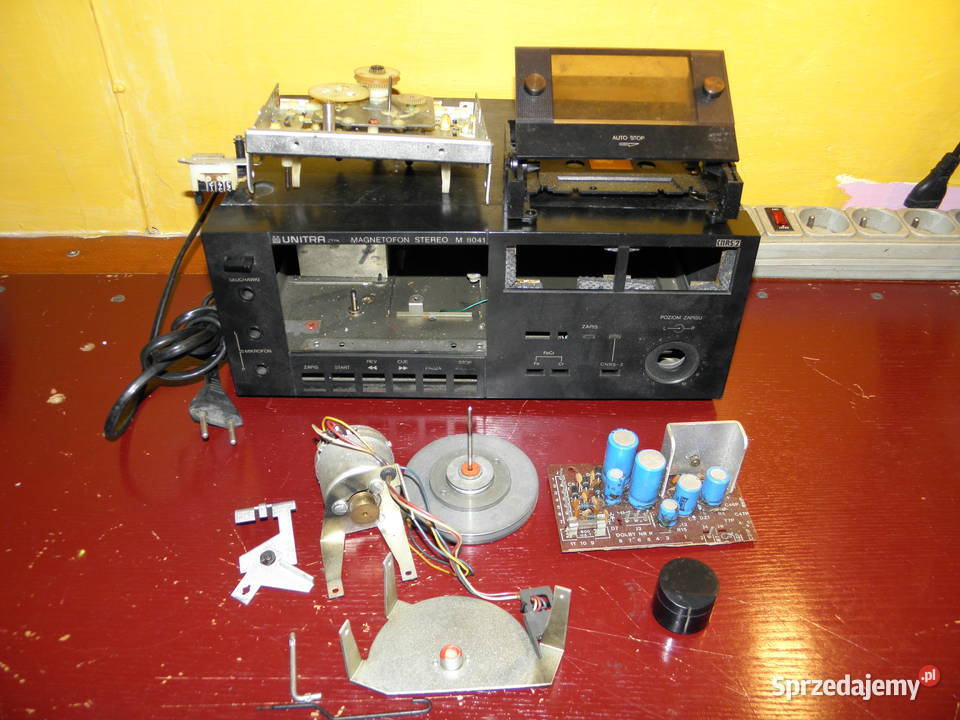 Unitra deck magnetofon części M8041 silnik trafo wielkopolskie Krotoszyn