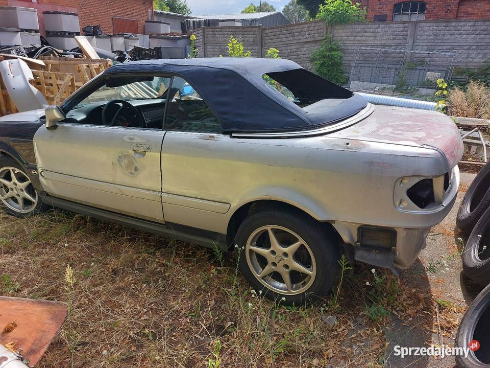 Audi 80 cabrio części maska drzwi stelaż dachu srebrny Zielona Góra