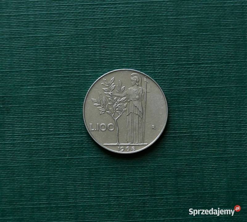 WŁOCHY 100 lirów 1968r sprzedam