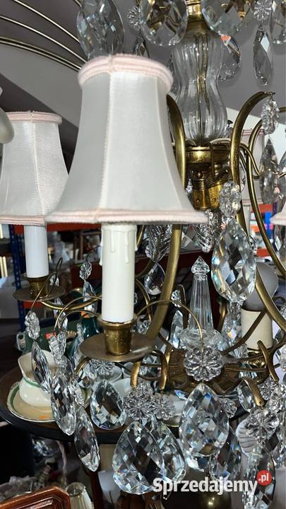Żyrandol kryształowy podsufitowy Elektryczny pomorskie Gdańsk