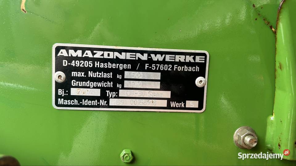 Amazone D9 30 nieuszkodzony mazowieckie Krzesk-Królowa Niwa sprzedam