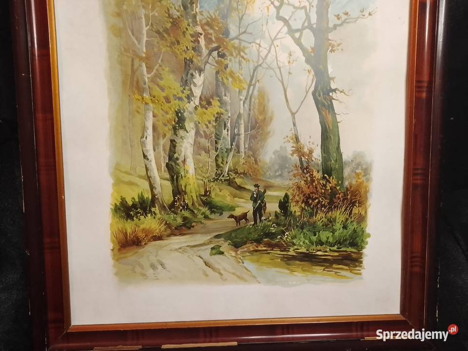 PejzażScena myśliwska w jesiennym lubelskie Świdnik