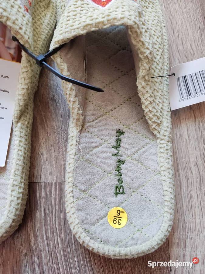 Obuwie domowe damskie papcie klapki nowe Głuchołazy