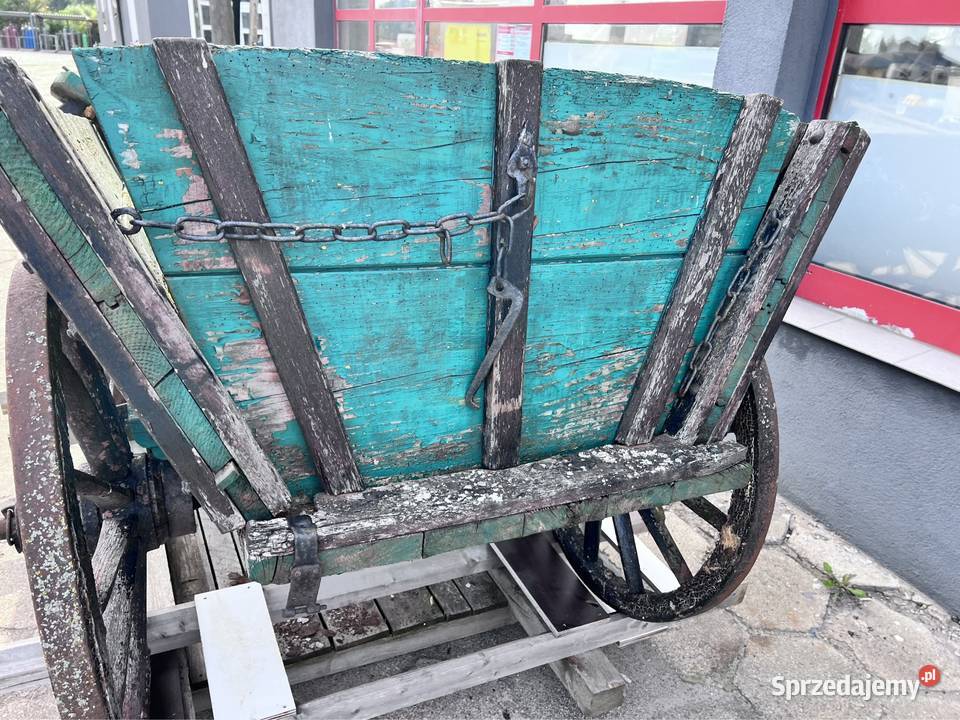 Woz konny zabytek ozdoba uszkodzony Przyczepy rolnicze Solnica