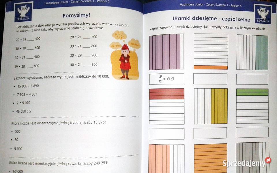 MathRiders Junior Poziom 5 Zeszyt ćwiczeń 3 Pozostałe Książki i Podręczniki Chełm