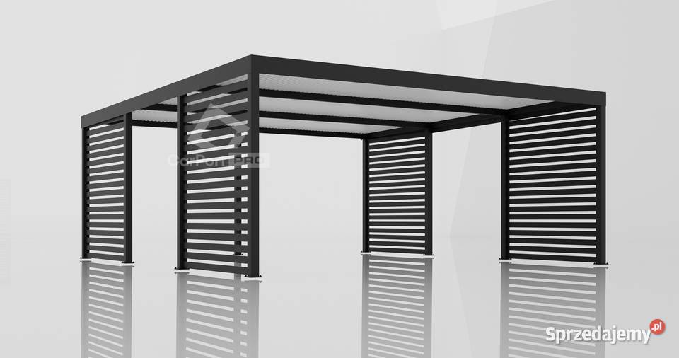 CarPort PREMIUM wiata samochodowa 6x55 antracyt