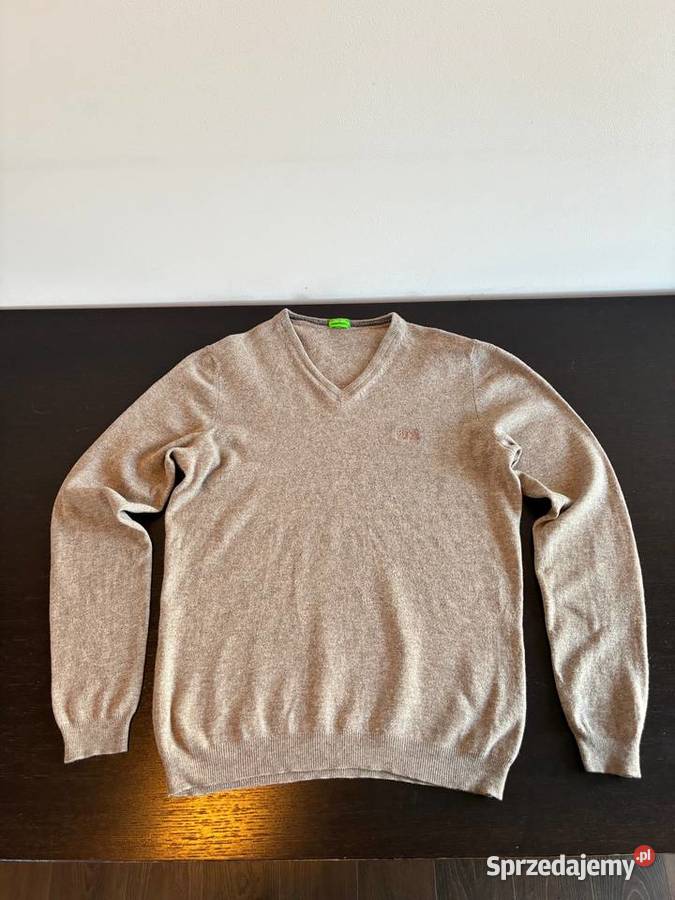 Beżowy sweter Hugo Boss rozmiar M długi Elbląg