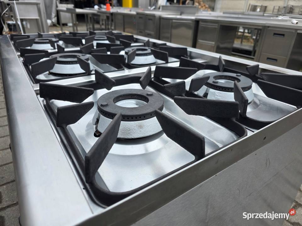 Kuchnia Gazowa 6 Pal Piekarnik Elekt EGAZ M1350 Nowe Skalmierzyce