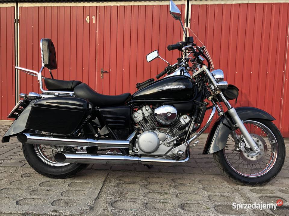 Honda Shadow VT 125 Custom Piękna tłumik Silver mazowieckie Żyrardów sprzedam