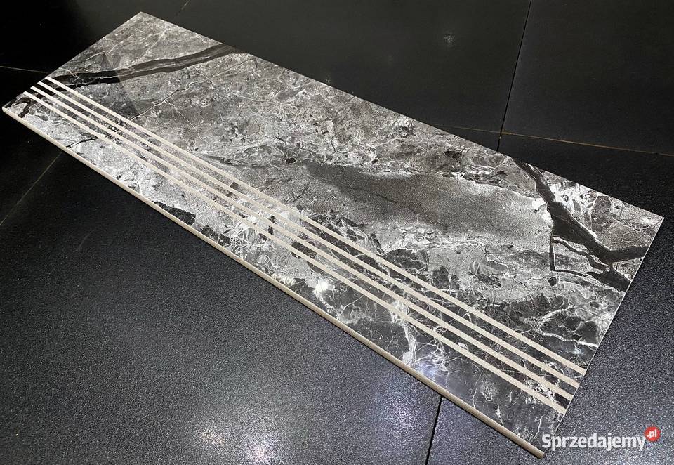 Płytki na schody MARMUR STOPNICA 115x30 POŁYSK Łask