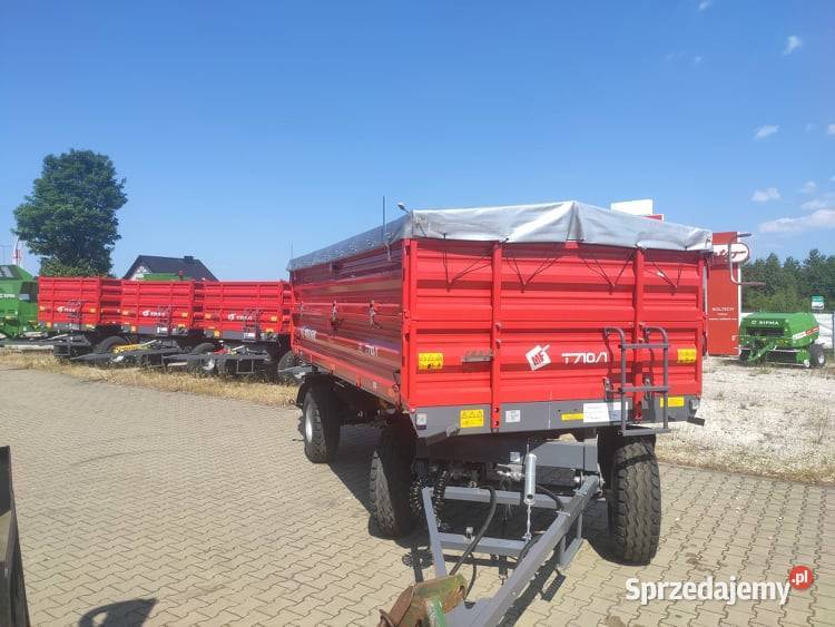 Przyczepa rolnicza dwuosiowa MetalFach 8T Kozenin