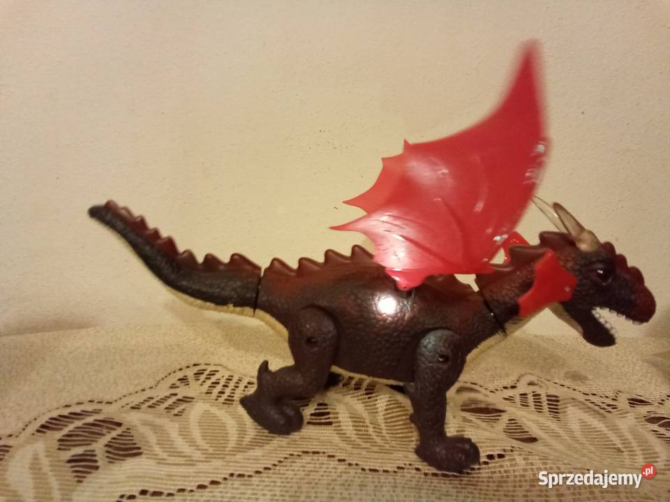 Smok ruchomy świecący i wydający dźwięk