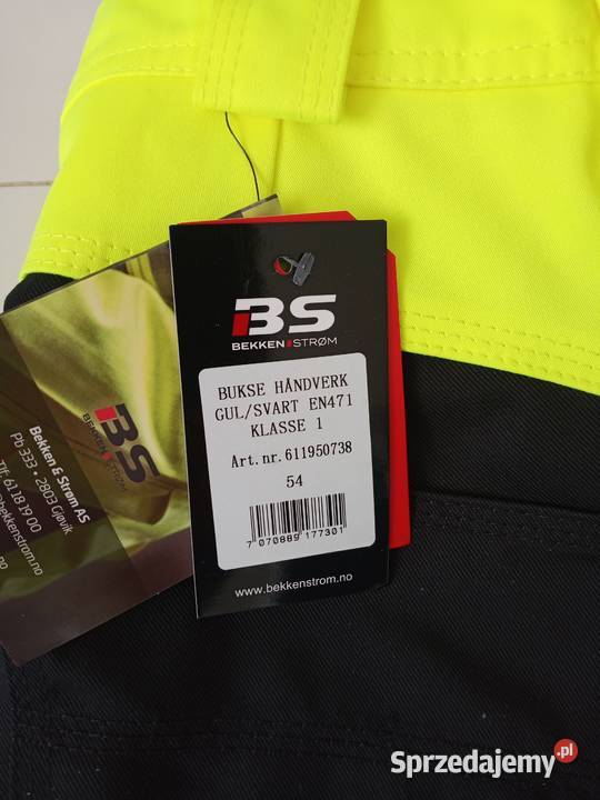 Spodnie robocze rozmiar 54 Rozmiar XL Pozostałe